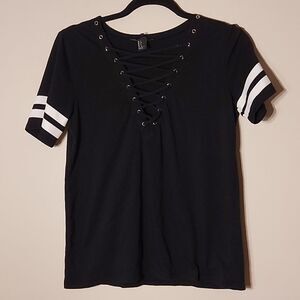 Forever21 laceup front top sz. S